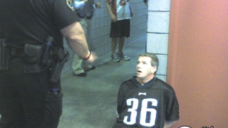 No, It's Not Real Pee, Officer -- It's My Artistic Interpretation Of The Eagles' Performance In NFC Championship Games
